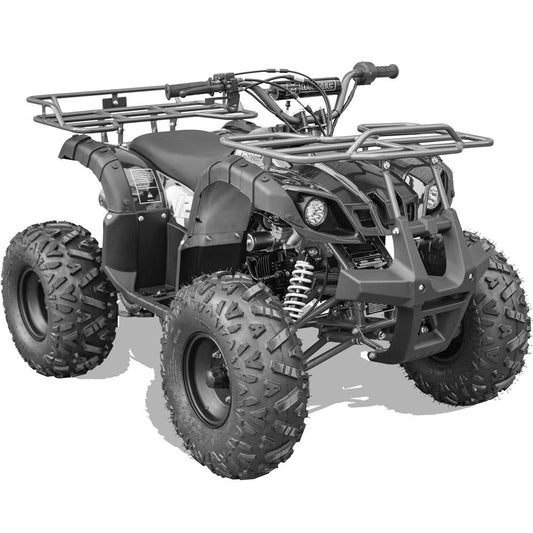 MotoTec Bull 125cc 4-Stroke Kids Gas ATV Black - ATVs