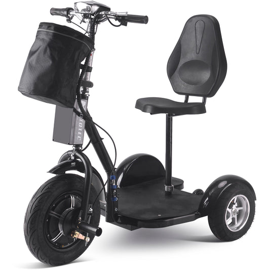 MotoTec Electric Trike 48v 1000w Lithium - Powered