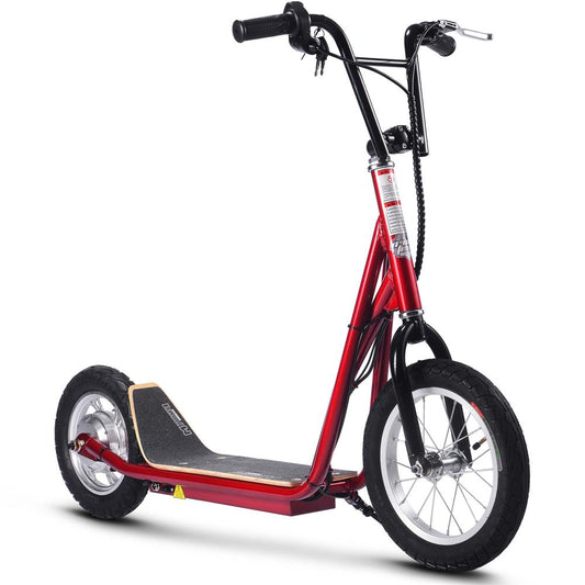 MotoTec Groove 36v 350w Big Wheel Lithium Electric Scooter Red - Scooters