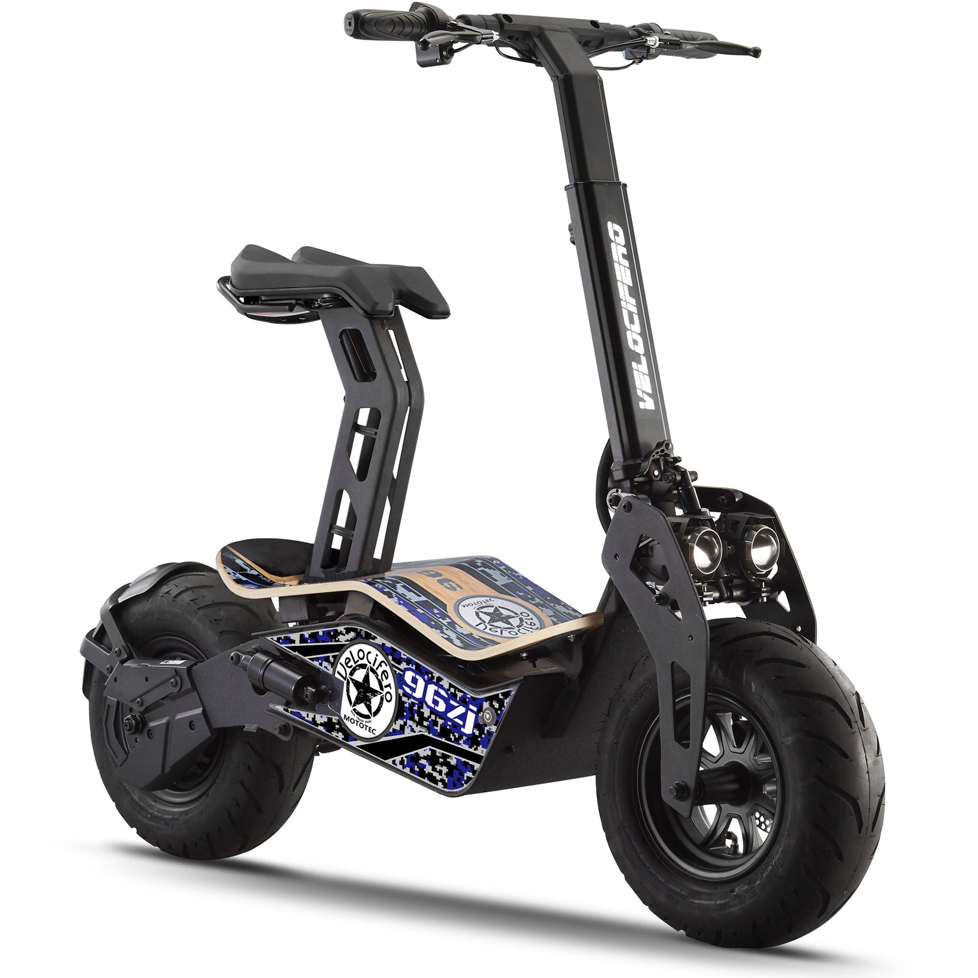 MotoTec Mad 48v 1600w Electric Scooter - Powered