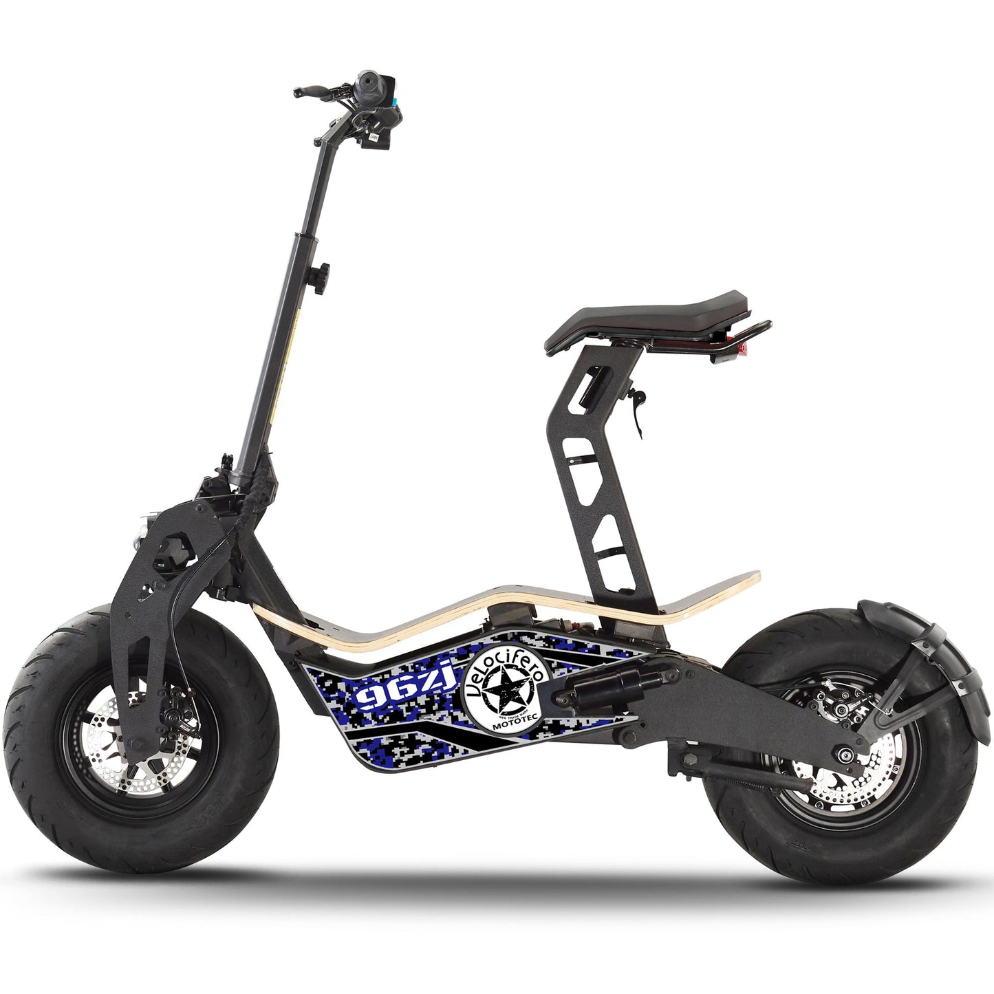 MotoTec Mad 48v 1600w Electric Scooter - Powered