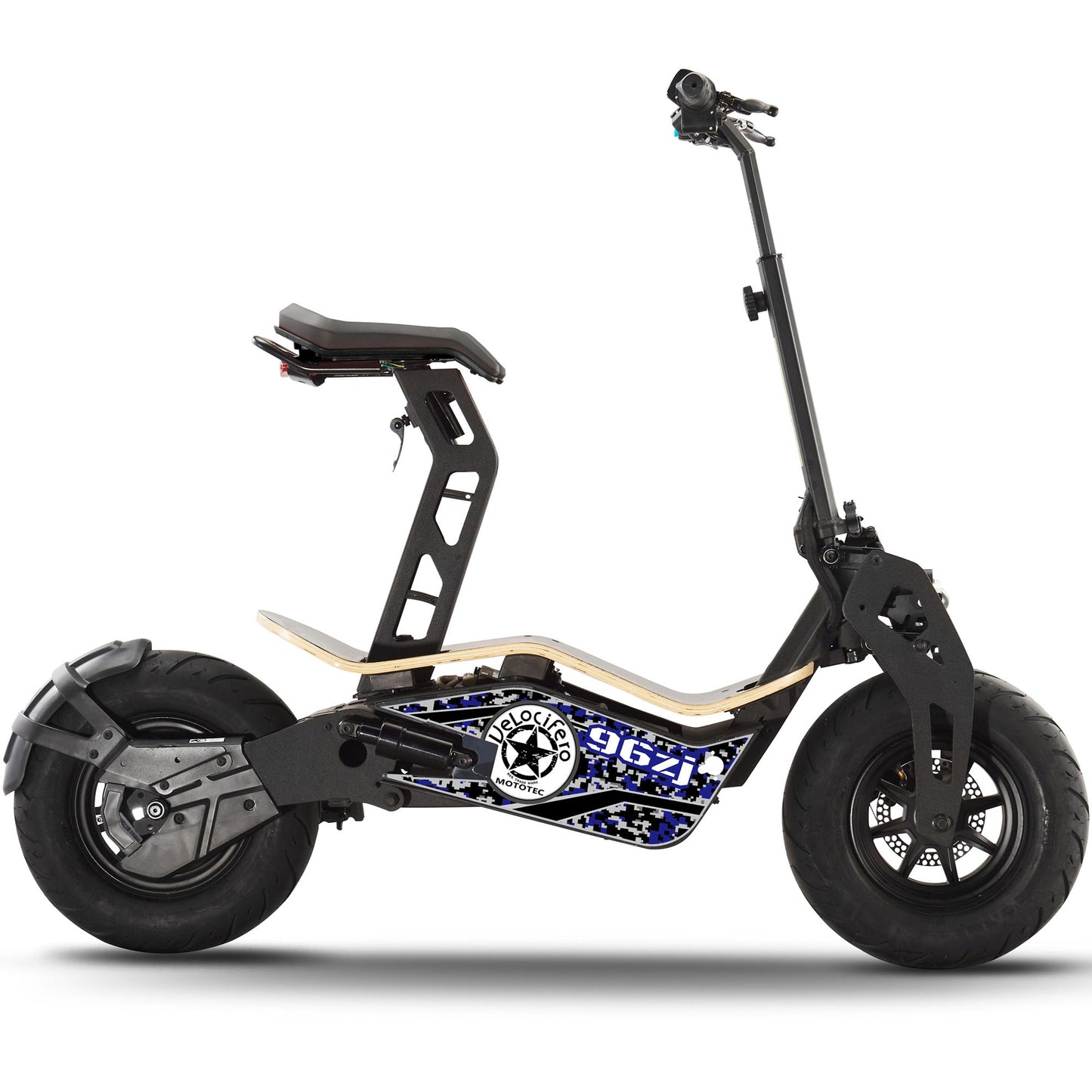 MotoTec Mad 48v 1600w Electric Scooter - Powered