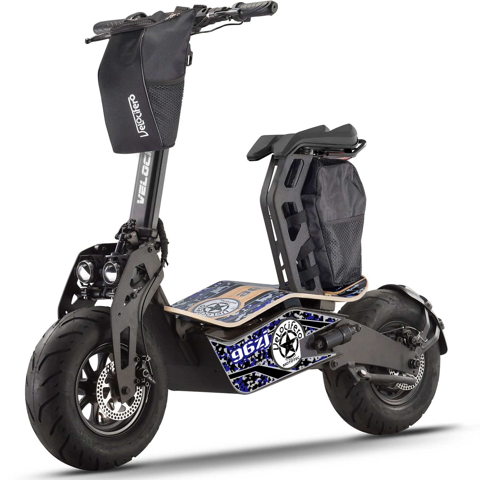 MotoTec Mad 48v 1600w Electric Scooter - Powered