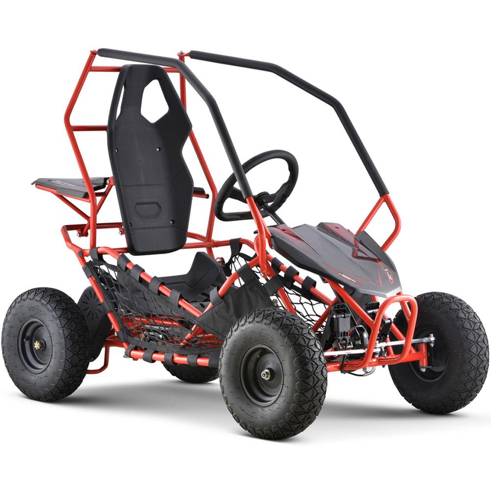 MotoTec Maverick Go Kart 36v 1000w Red - Big Kid Toys